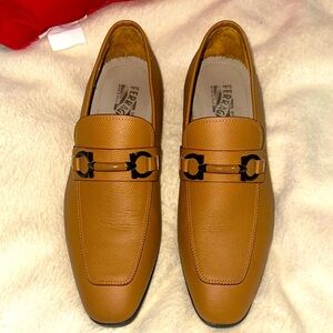 Salvatore Ferragamo Men's Tan Loafers